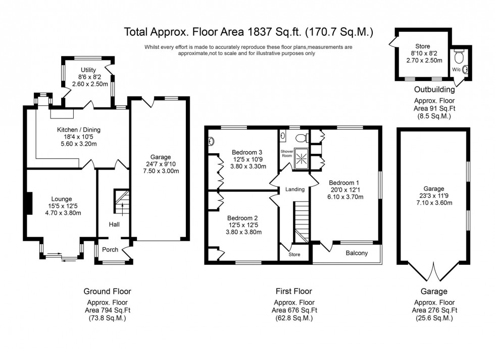 Floorplan for Mill House Lane, Brindle, PR6
