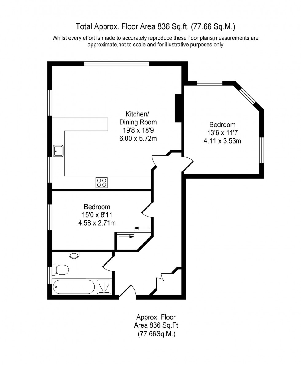 Floorplan for Cross Pit Lane, School House Court Cross Pit Lane, WA11