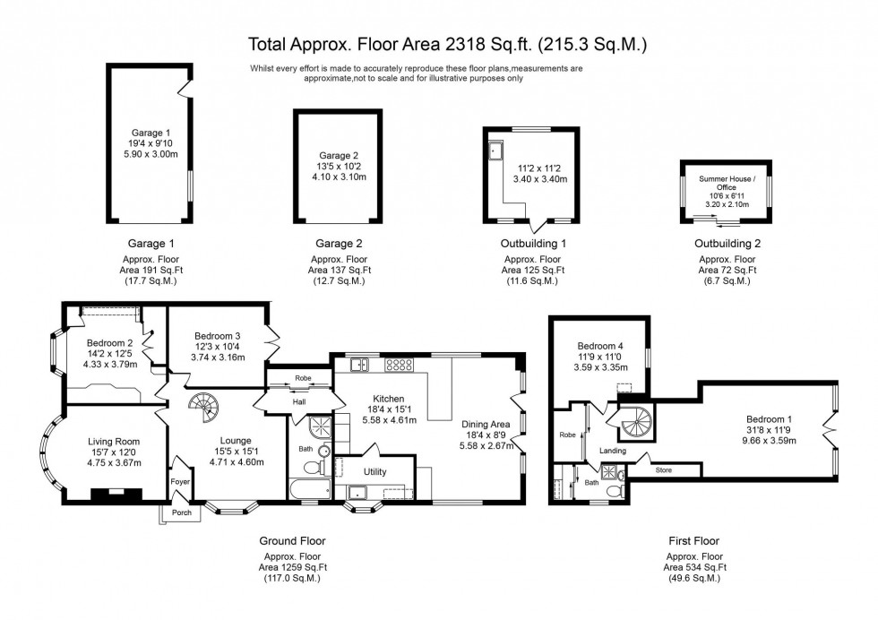 Floorplan for Tag Lane, Ingol, PR2