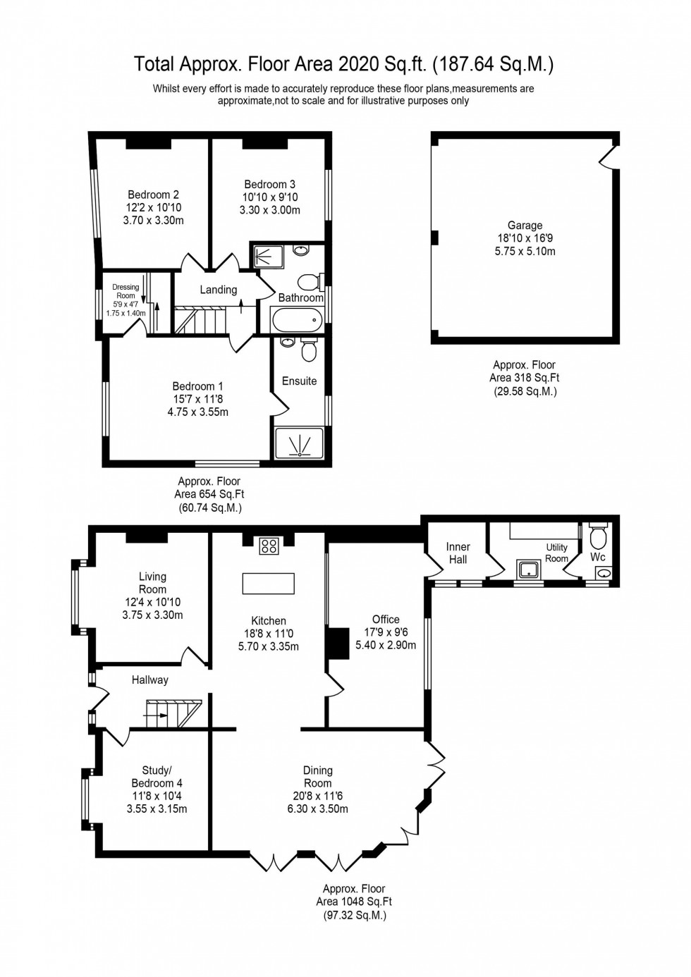 Floorplan for Higher Lane, Dalton, WN8