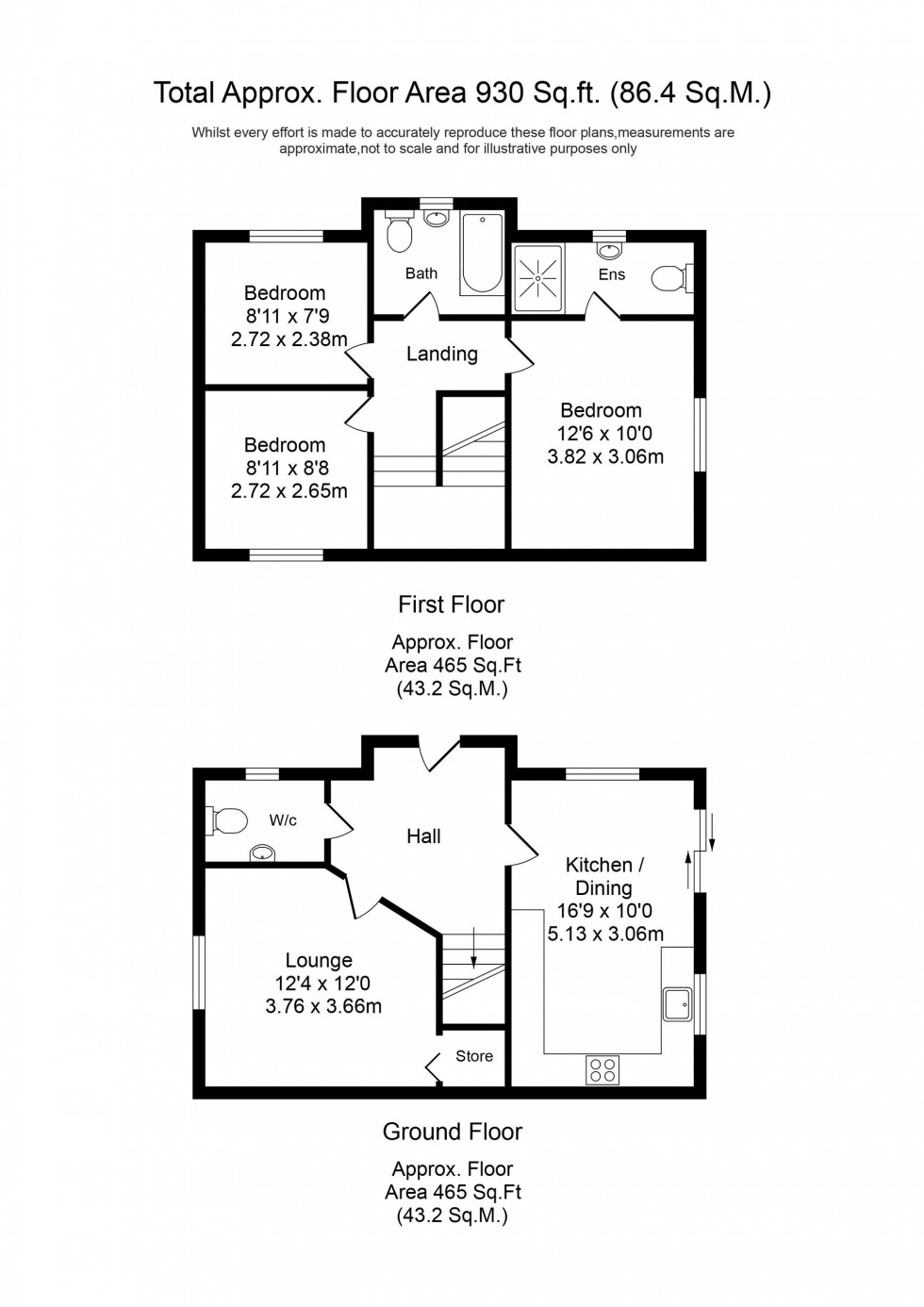 Floorplan for Bearwood Road, Kirkby, L33