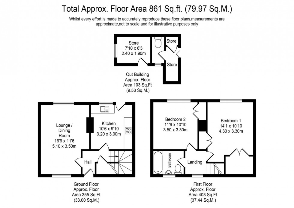 Floorplan for Windsor Avenue, Adlington, PR7