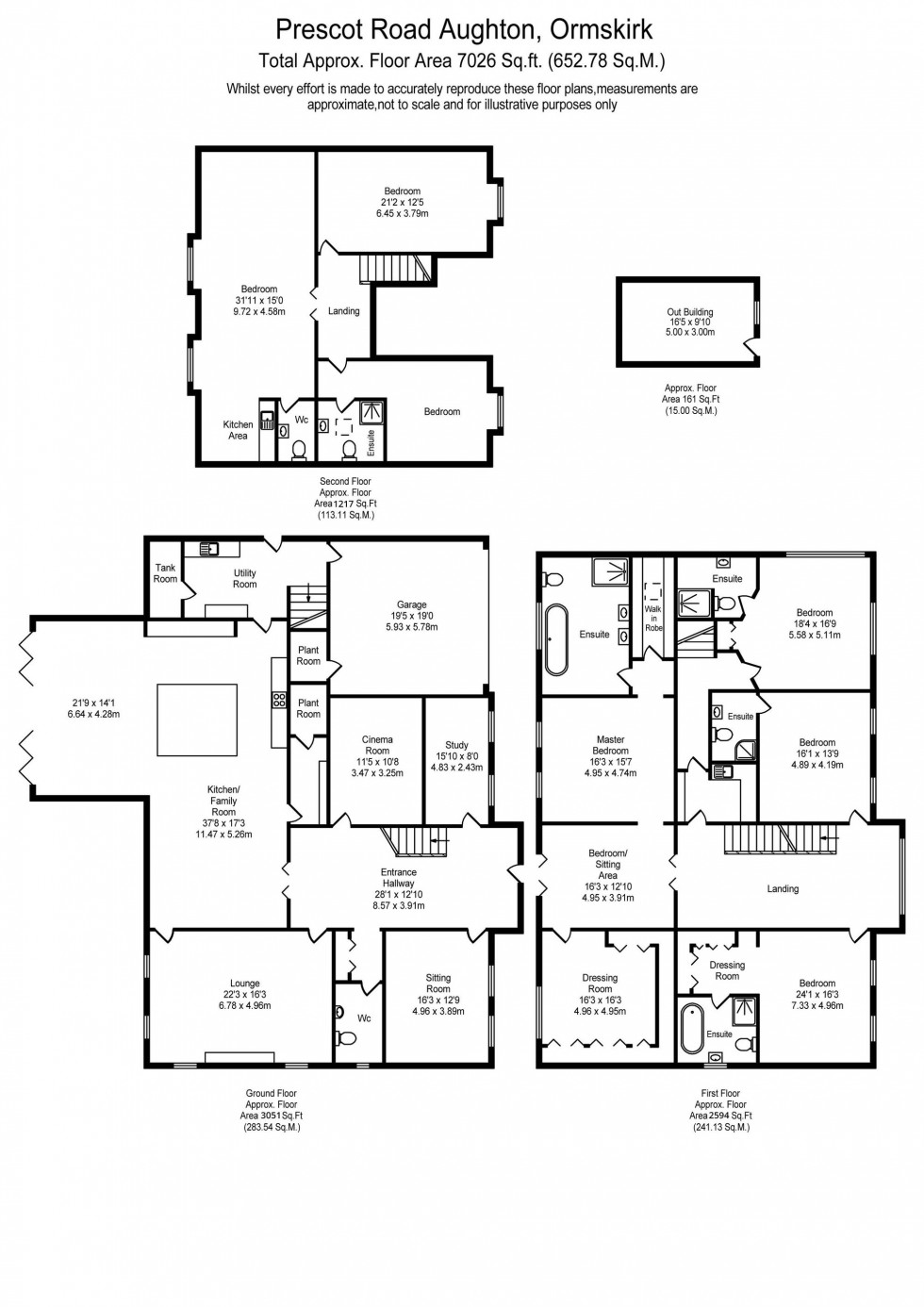 Floorplan for Prescot Road, Aughton, L39