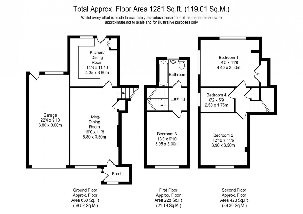 Floorplan for Delph Park Avenue, Aughton, L39