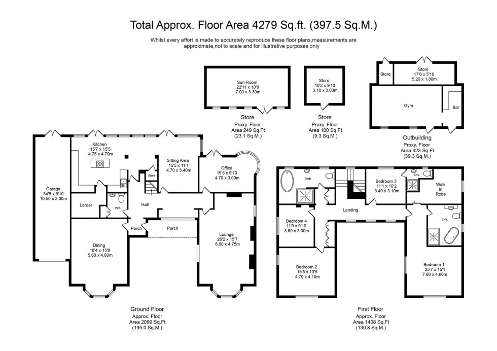 Floorplan for Booths Lane, Aughton, L39