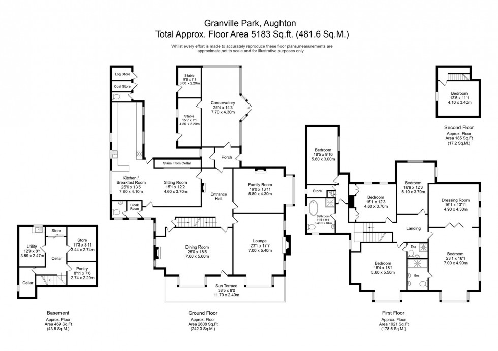 Floorplan for Granville Park, Aughton, L39