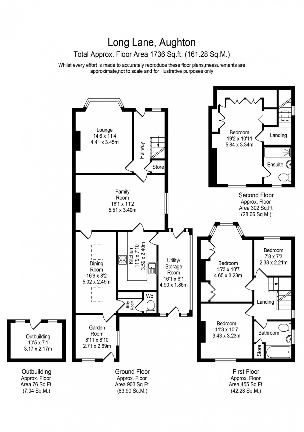 Floorplan for Long Lane, Aughton, L39