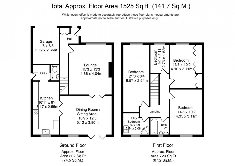 Floorplan for Westhaven Crescent, Aughton, L39