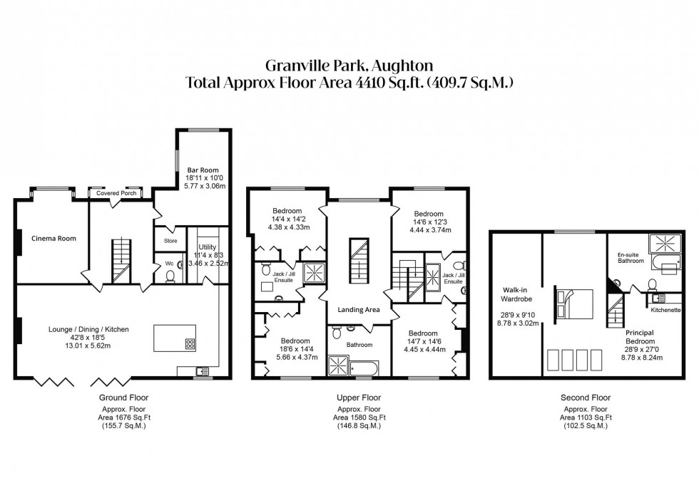 Floorplan for Granville Park, Aughton, L39
