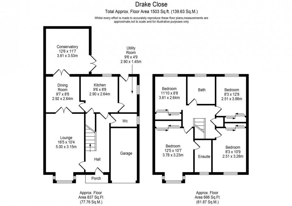 Floorplan for Drake Close, Aughton, L39