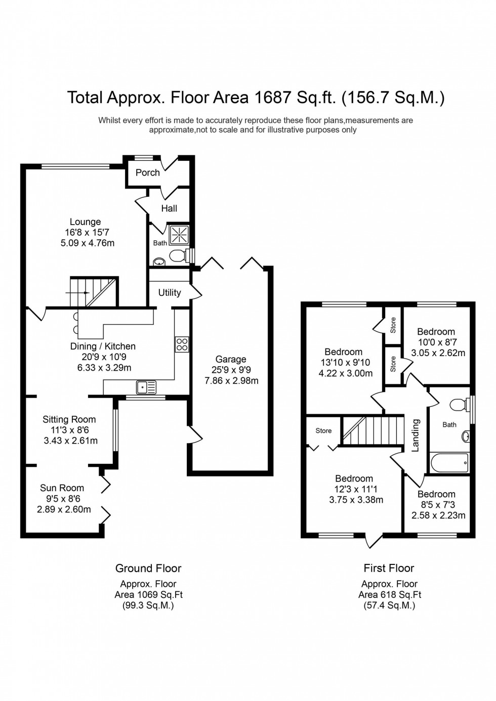 Floorplan for Black Moss Lane, Aughton, L39