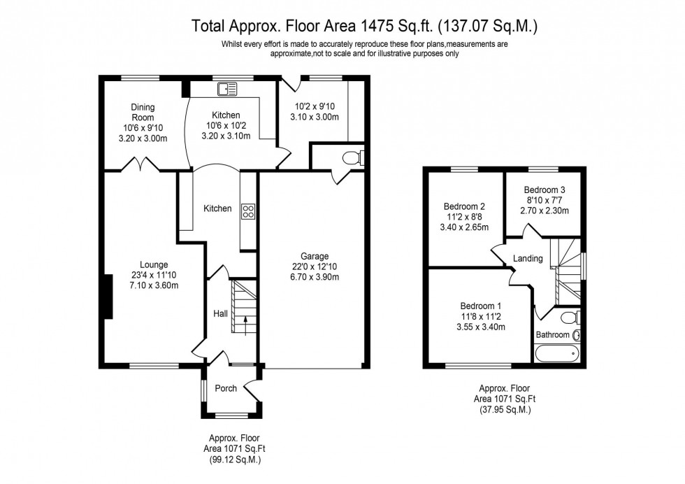 Floorplan for Gore Drive, Aughton, L39