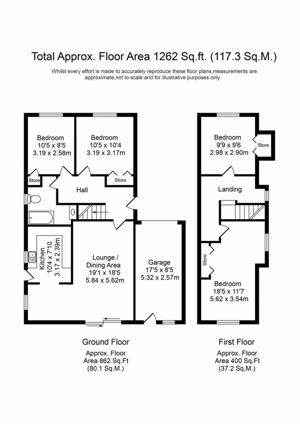 Floorplan for Claremont Drive, Aughton, L39