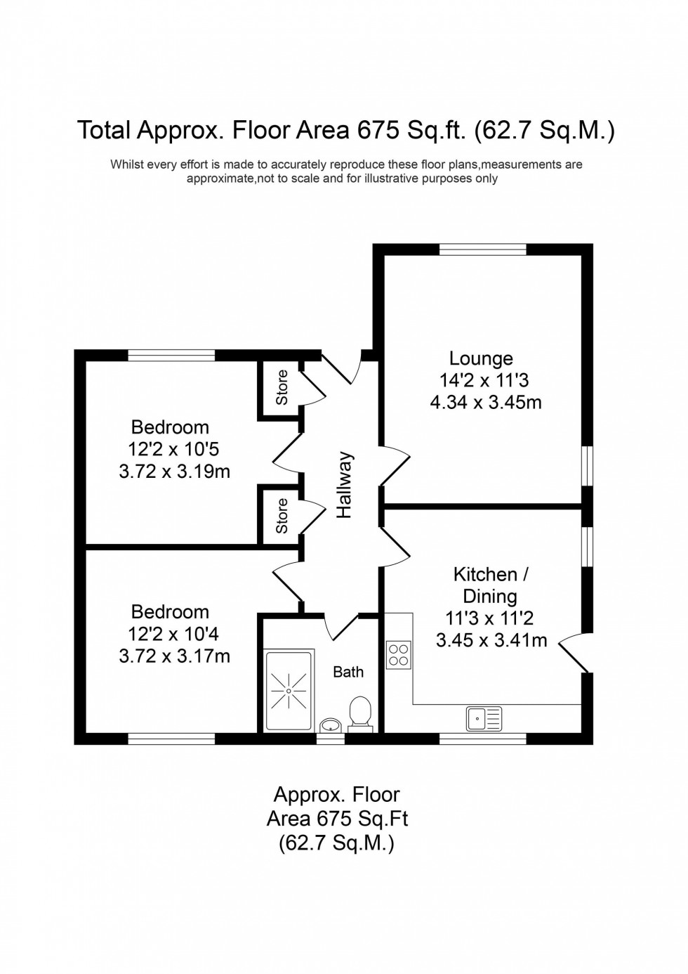 Floorplan for Beaumont Crescent, Aughton, L39