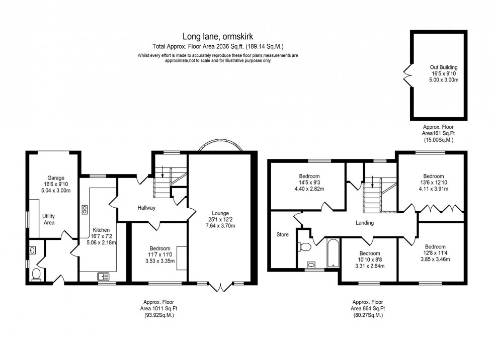 Floorplan for Long Lane, Aughton, L39
