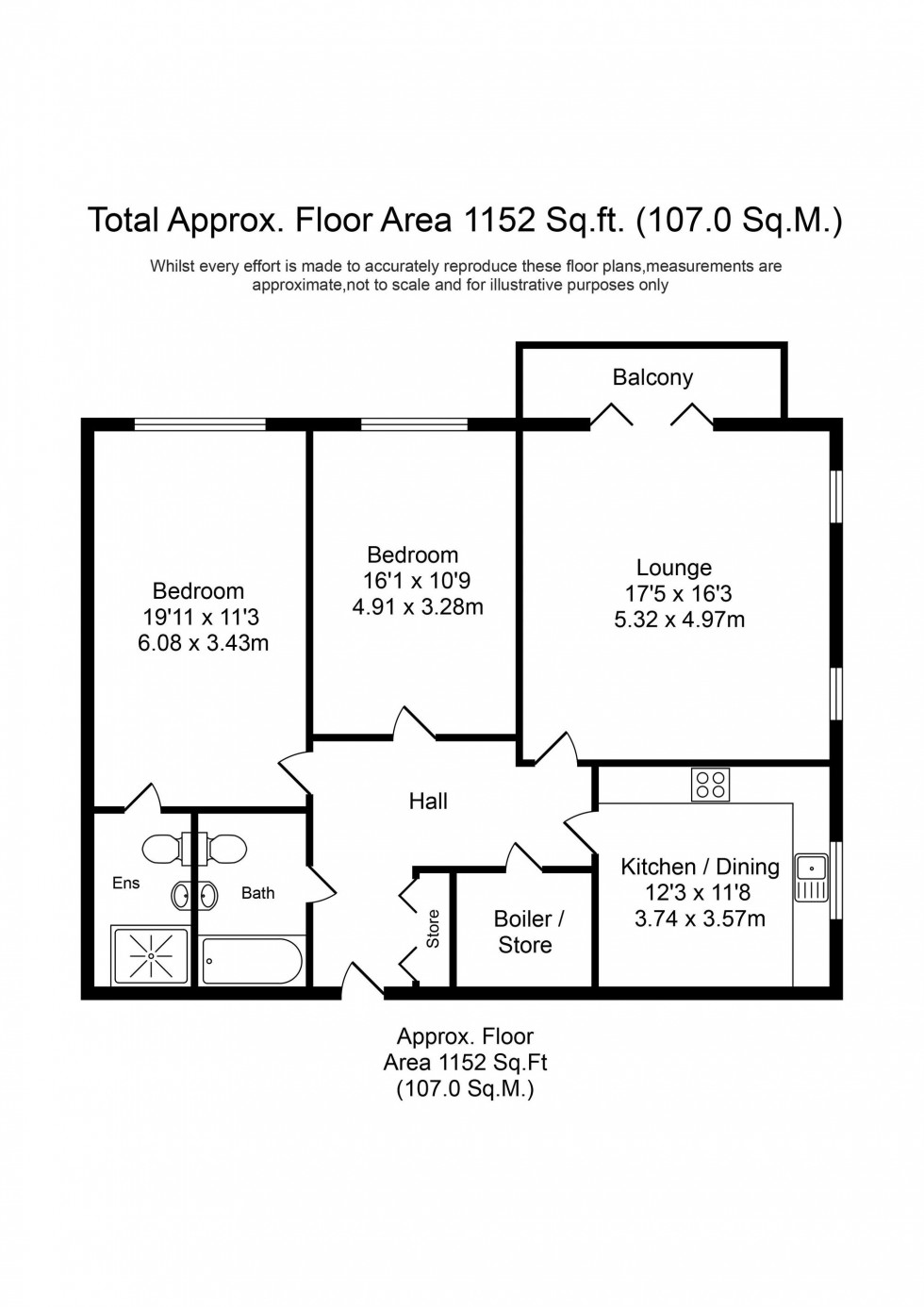 Floorplan for Aughton Park Drive, Aughton, L39