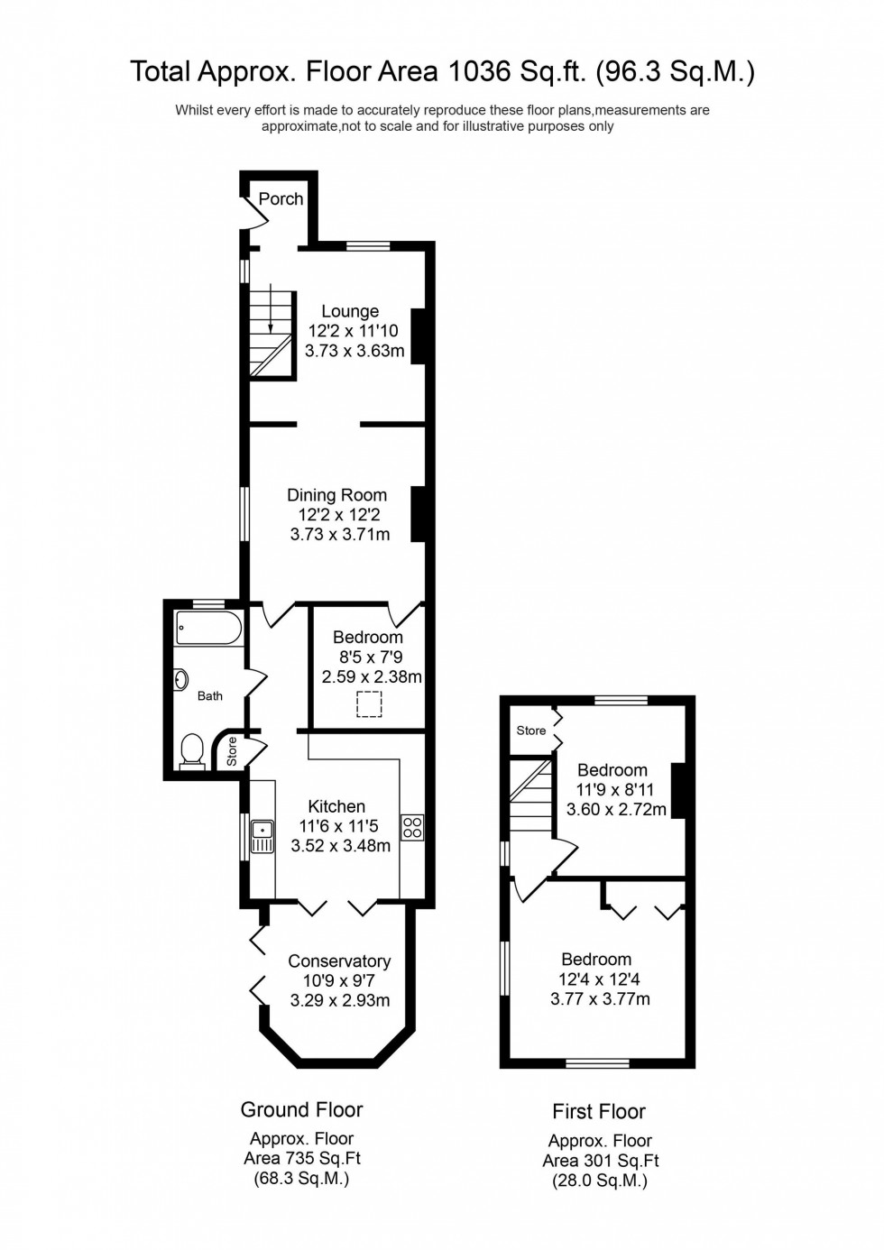 Floorplan for Barrow Nook Lane, Bickerstaffe, L39