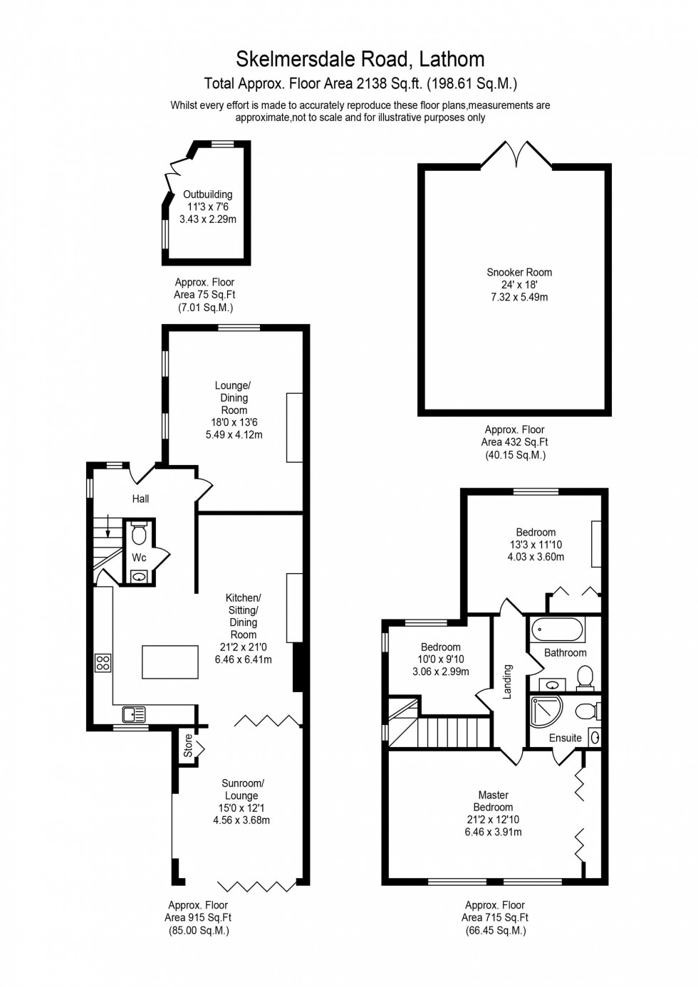 Floorplan for Skelmersdale Road, Bickerstaffe, L39