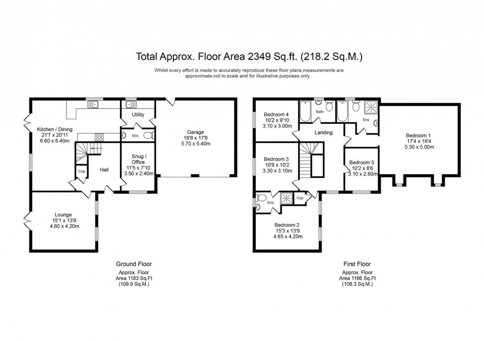 Floorplan for Worlington Close, Buckshaw Village, PR7