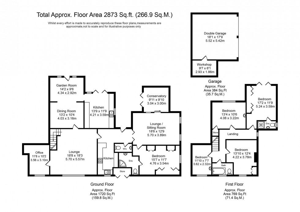 Floorplan for New Lane, Burscough, L40