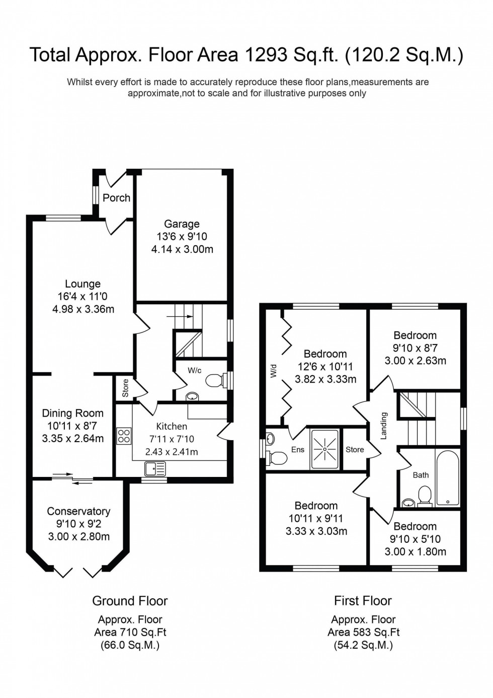Floorplan for Vicarage Gardens, Burscough, L40
