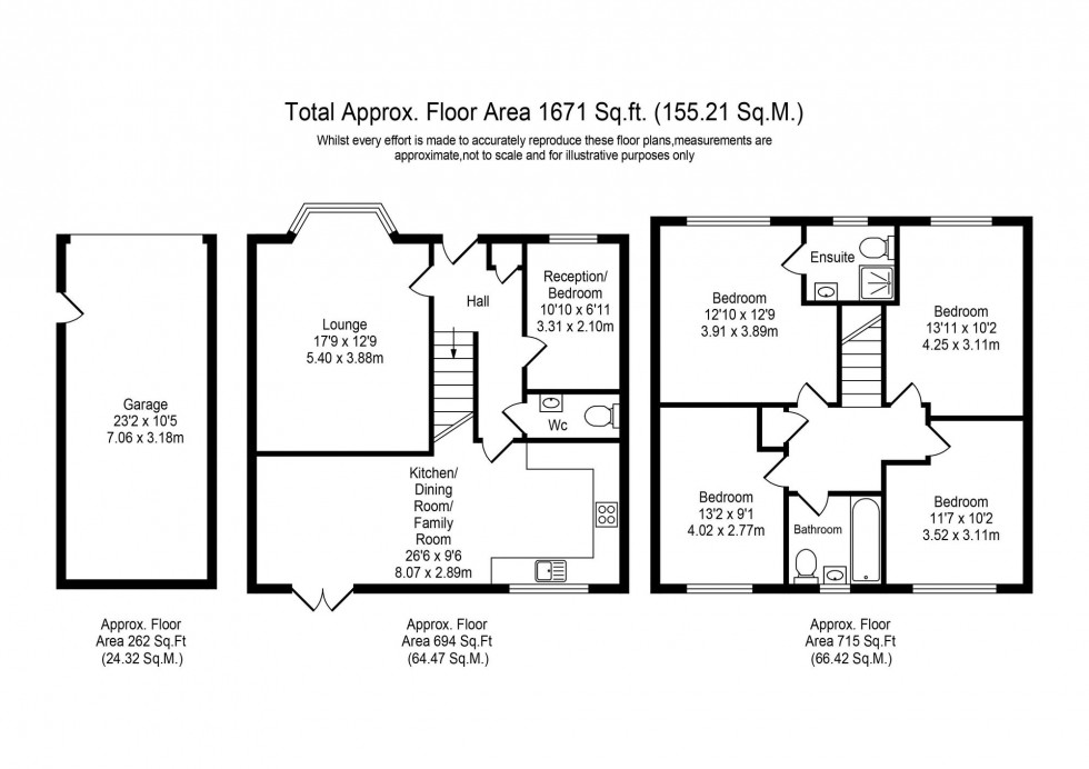 Floorplan for Folly View Grove, Burscough, L40