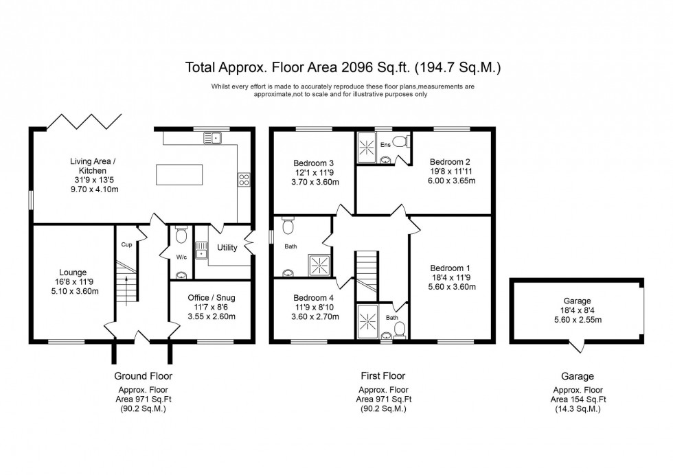 Floorplan for Preston Road, Chorley, PR7