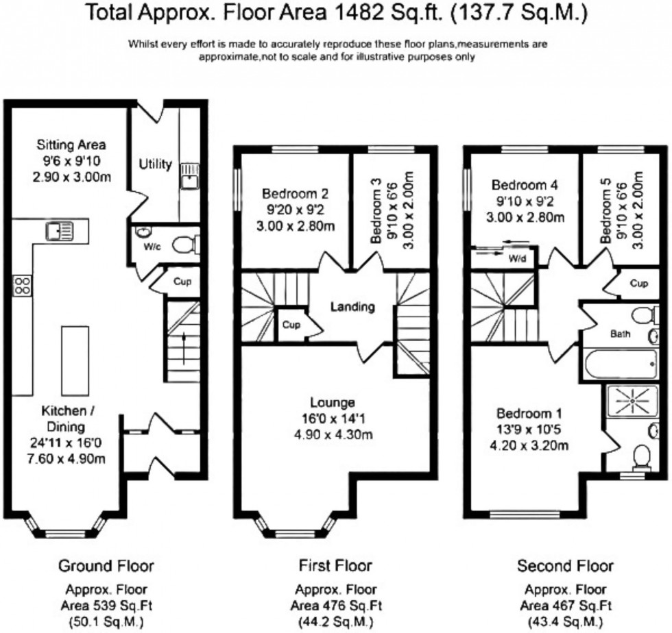 Floorplan for Mayflower Gardens, Chorley, PR7