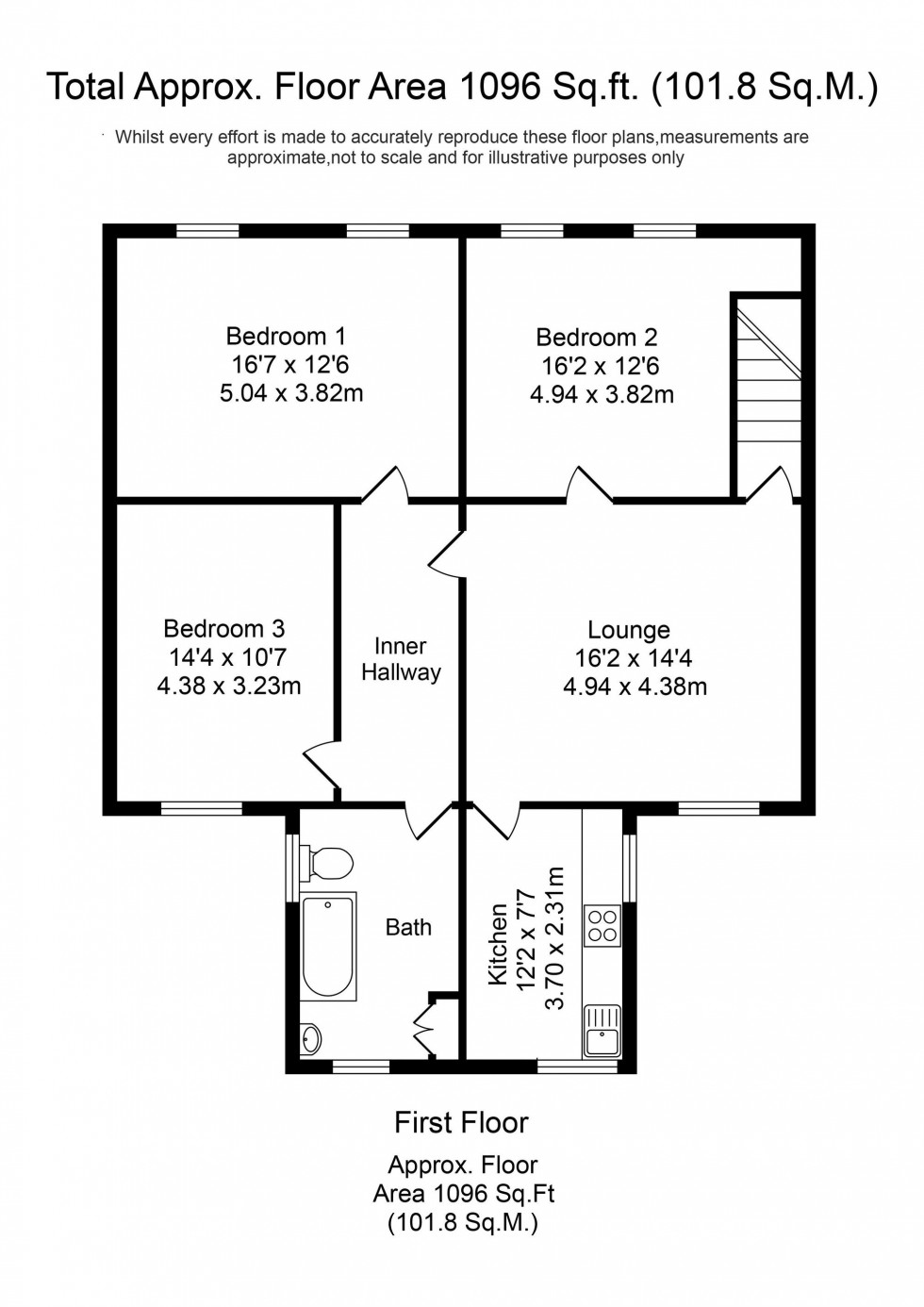 Floorplan for Eaves Lane, Chorley, PR6