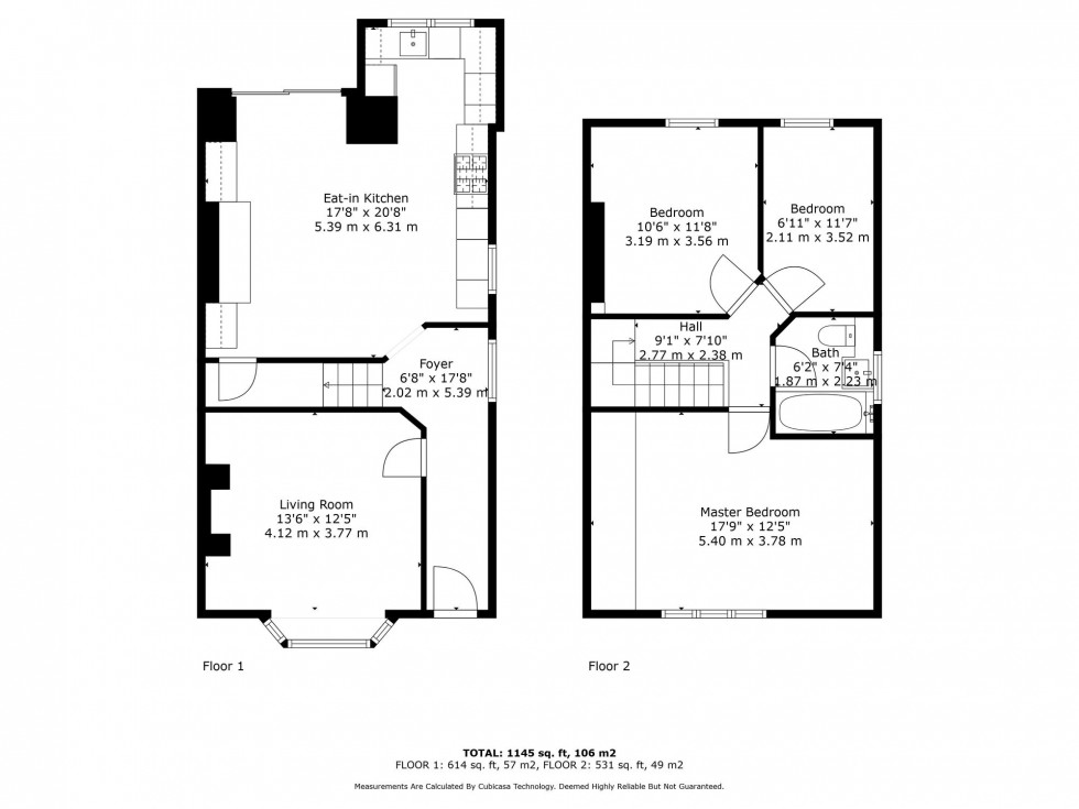 Floorplan for Highfield Road South, Chorley, PR7