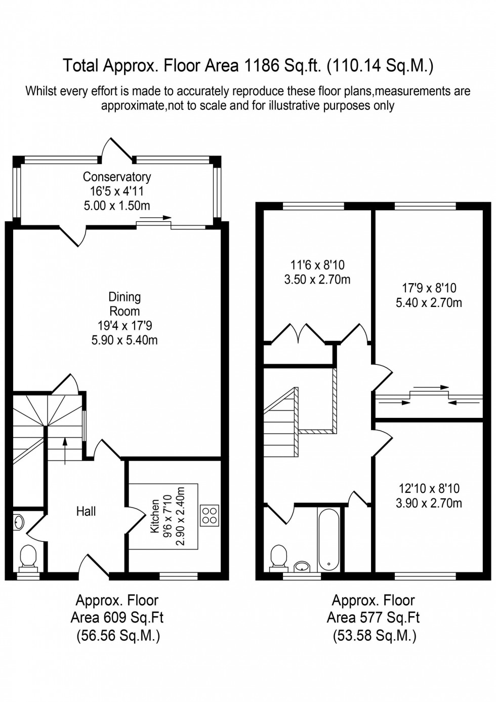 Floorplan for Great Meadow, Chorley, PR7