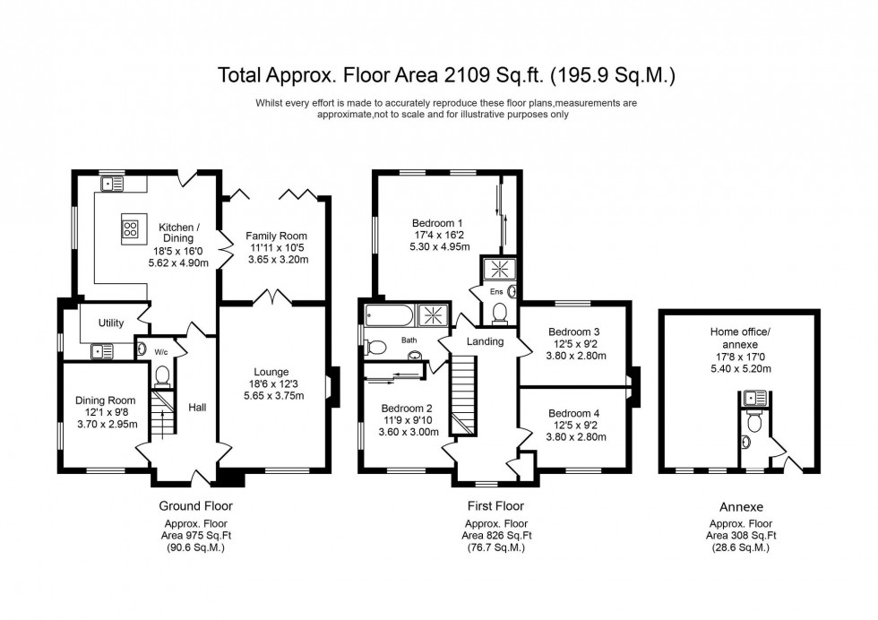 Floorplan for Haworth Road, Chorley, PR6