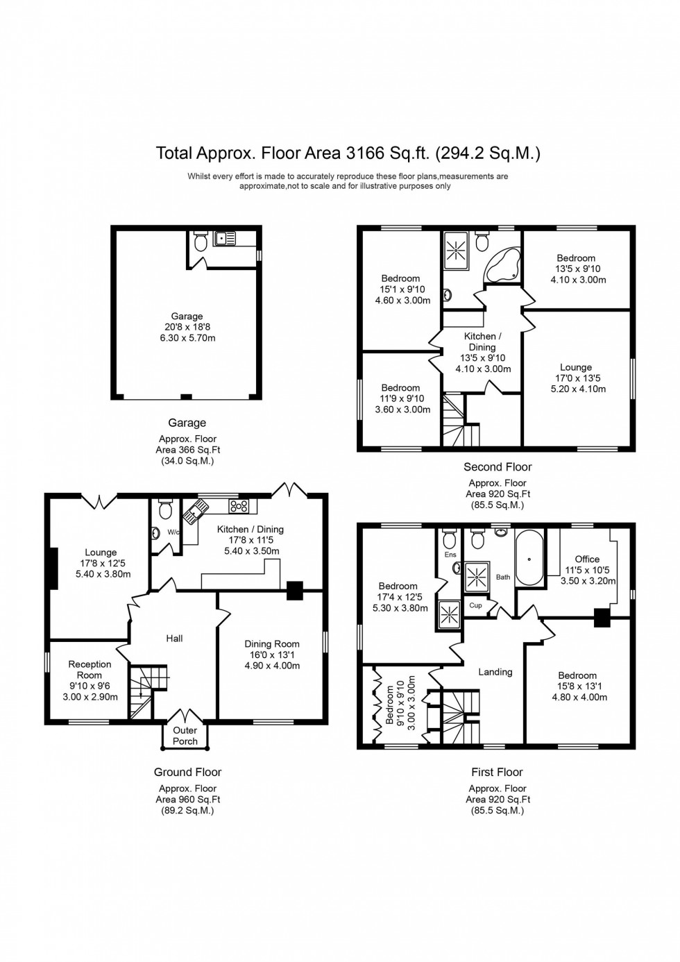 Floorplan for Park Road, Chorley, PR7