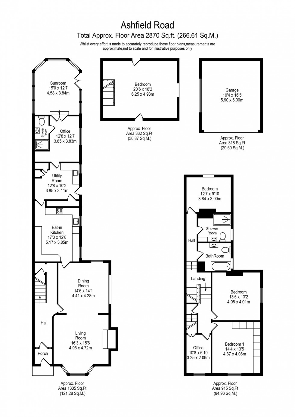 Floorplan for Ashfield Road, Chorley, PR7