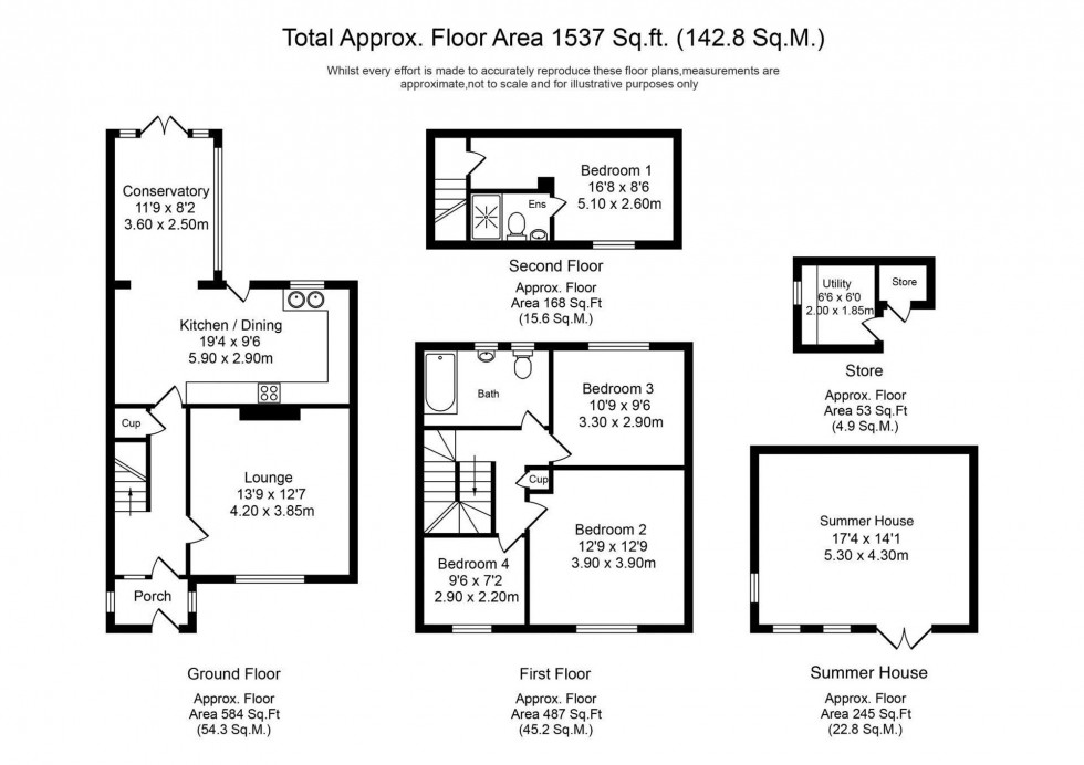 Floorplan for Pear Tree Road, Croston, PR26