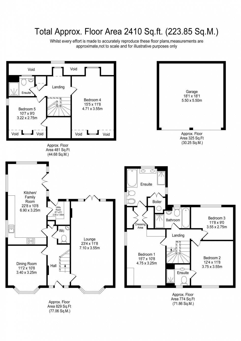 Floorplan for Cortland Avenue, Eccleston, PR7