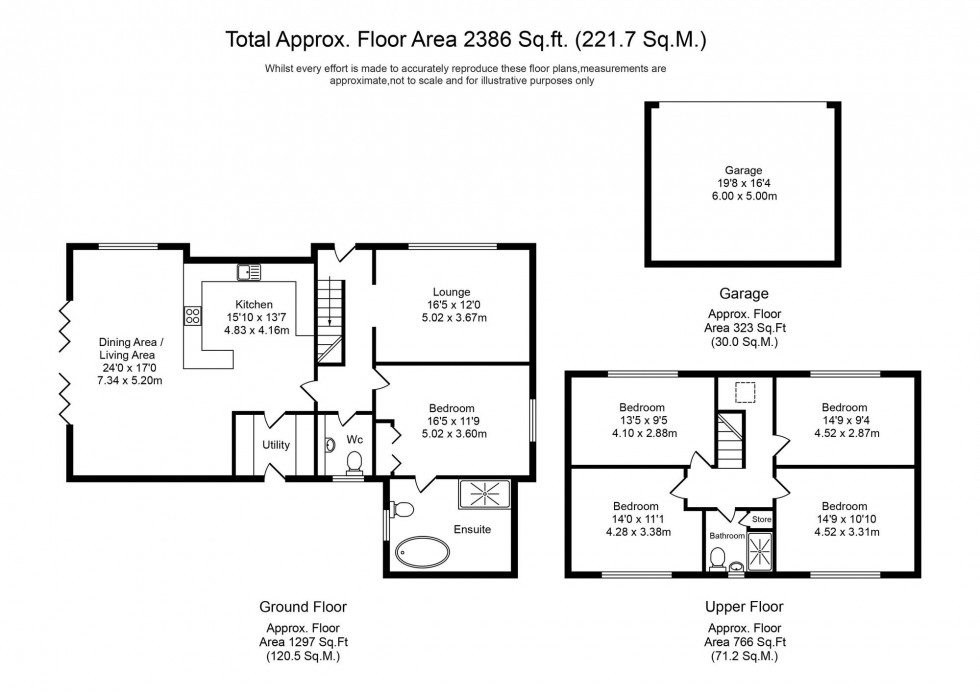 Floorplan for Langton Brow, Eccleston, PR7