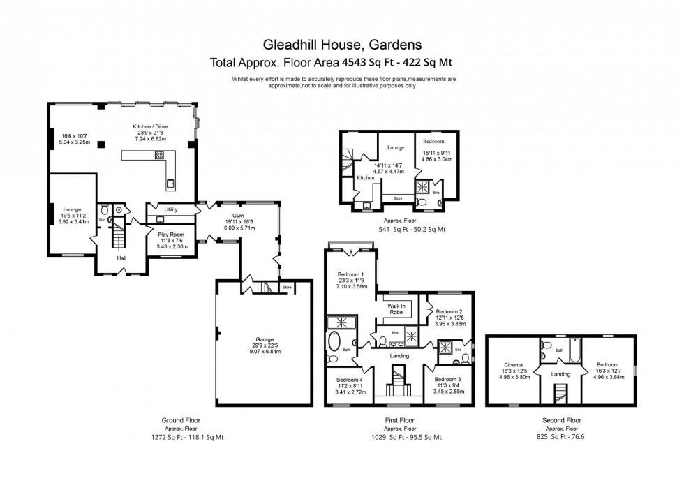 Floorplan for Gleadhill House Gardens, Euxton, PR7