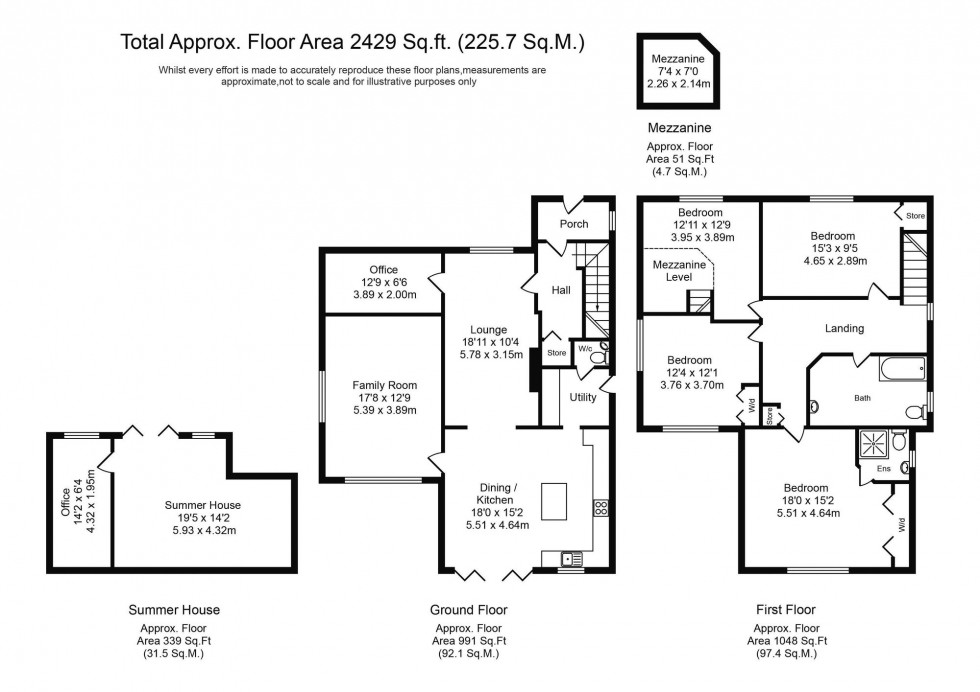 Floorplan for Balshaw Lane, Euxton, PR7