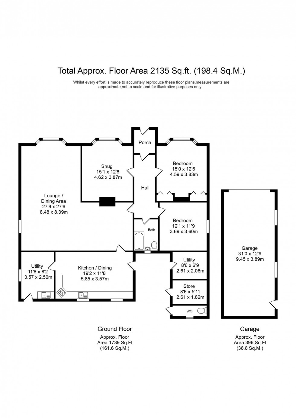 Floorplan for Blythe Lane, Lathom, L40