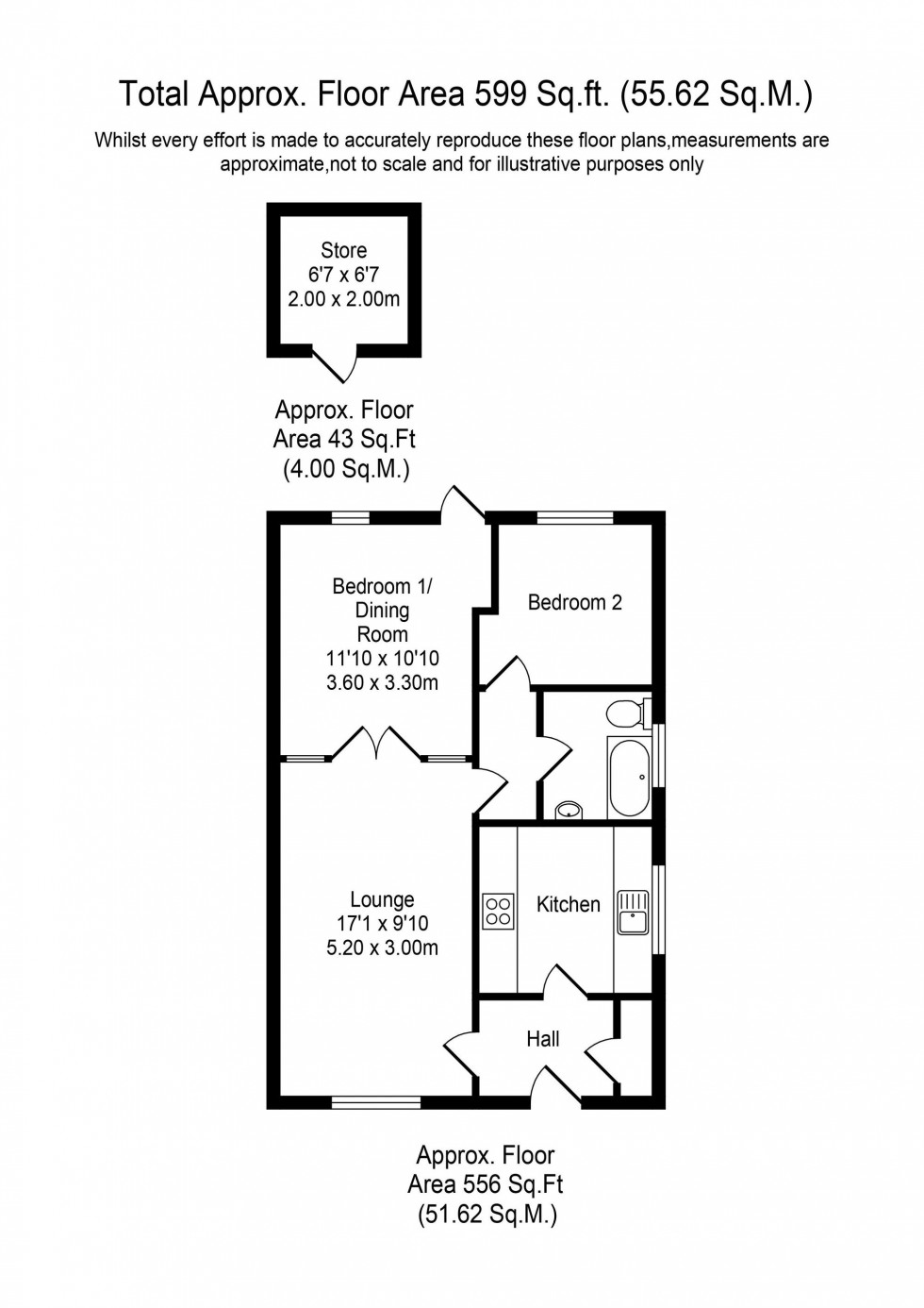 Floorplan for Nookfield, Leyland, PR26