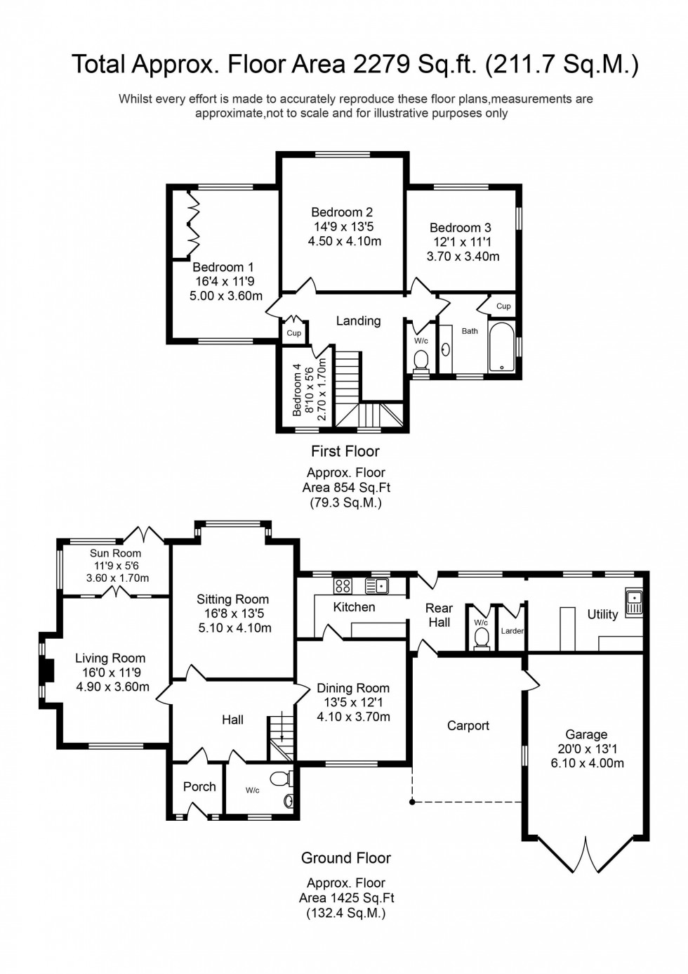 Floorplan for Melling Lane, Maghull, L31