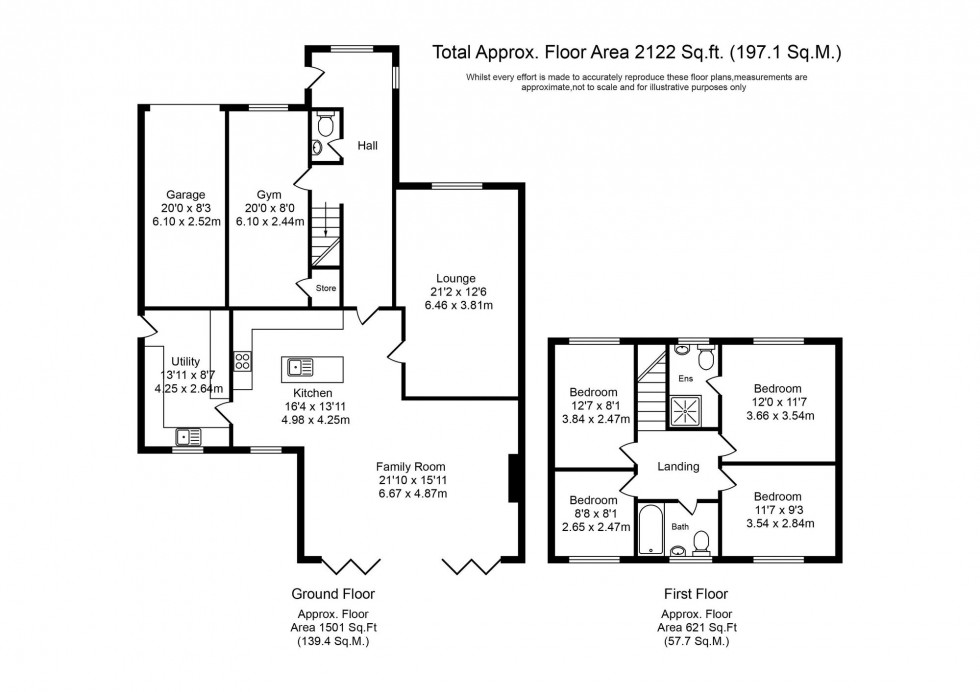 Floorplan for Empress Close, Liverpool, L31