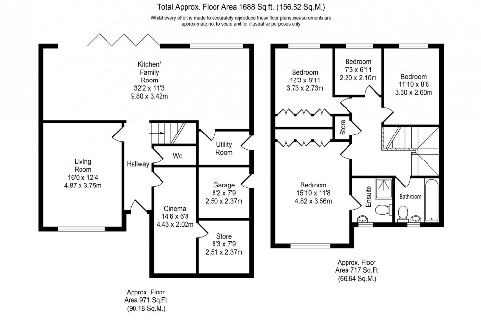 Floorplan for Chilton Close, Liverpool, L31