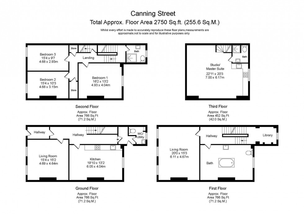 Floorplan for Canning Street, Liverpool, L8