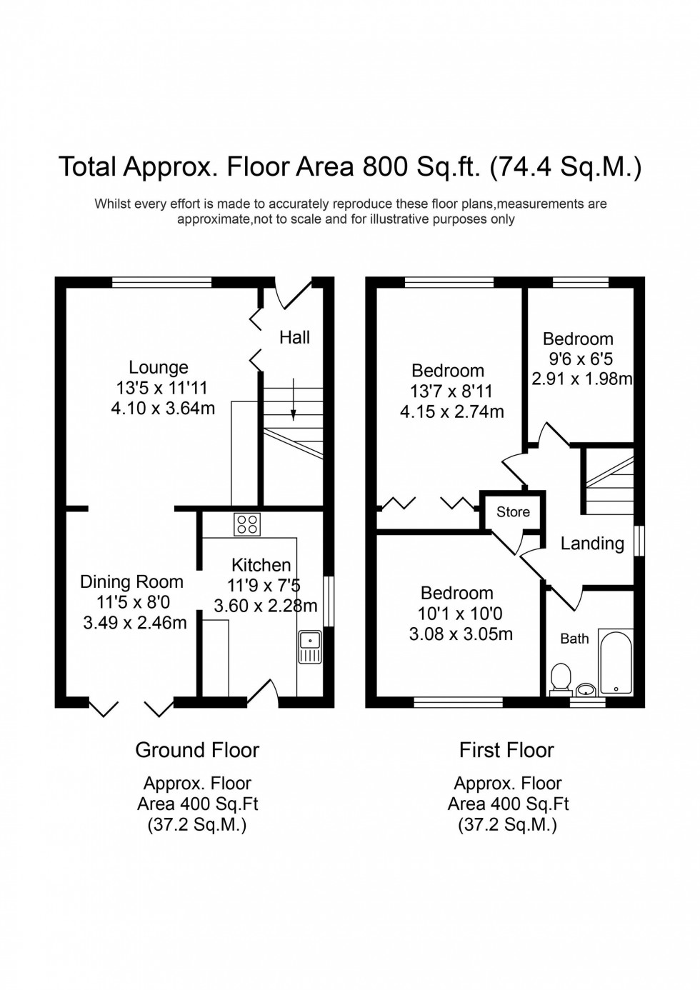 Floorplan for Lobelia Avenue, Liverpool, L9