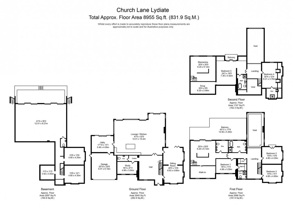 Floorplan for Church Lane, Lydiate, L31