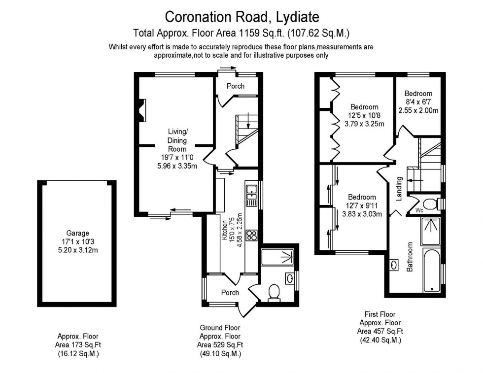 Floorplan for Coronation Road, Lydiate, L31
