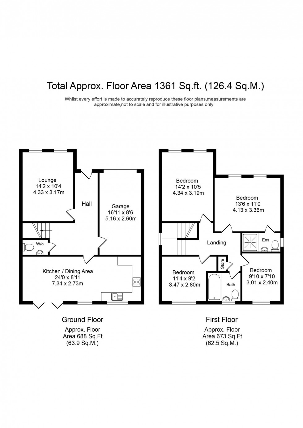 Floorplan for Goldcrest Road, Maghull, L31