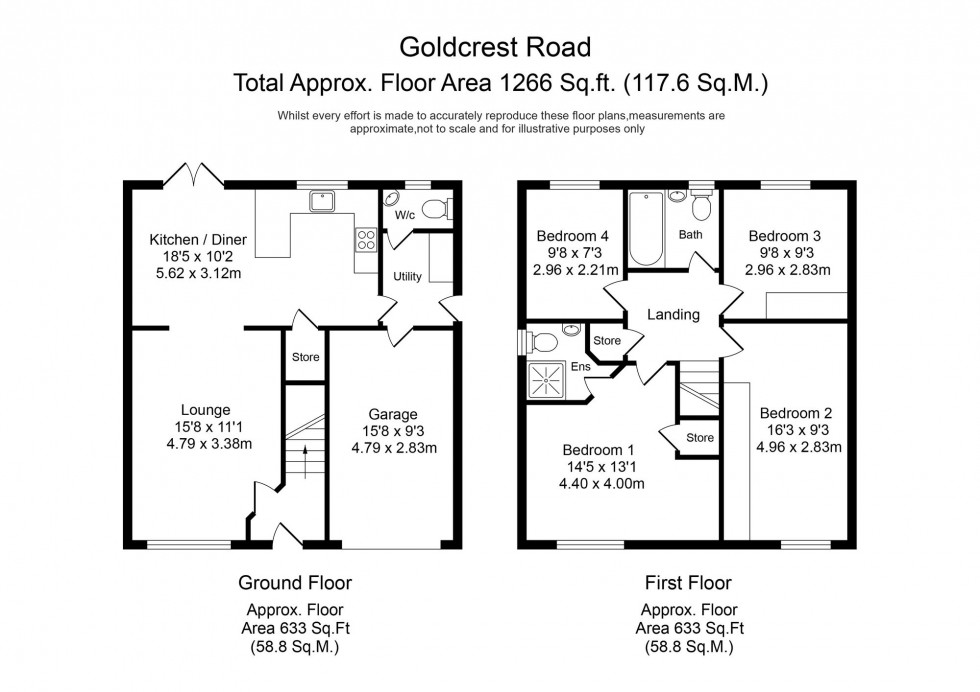 Floorplan for Goldcrest Road, Maghull, L31